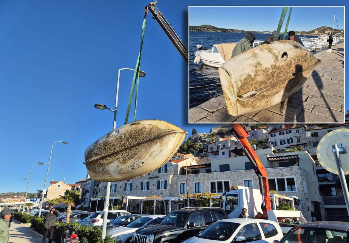 UKLANJANJE "ČUVARA VEZOVA" Dobra suradnja Lučke kapetanije i Županijske lučke uprave u Šibeniku