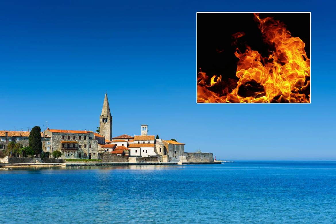 Izgorio poslovni prostor u Poreču, šteta je prilično velika