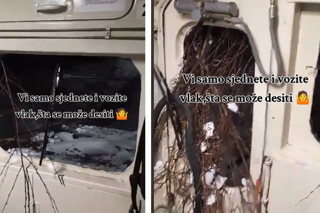 VLAK U SNIJEGU Strojovođa objavio snimku vlaka koji je zaglavio u snijegu - "Ovaj posao je jedna noga u grobu, druga u zatvoru!"