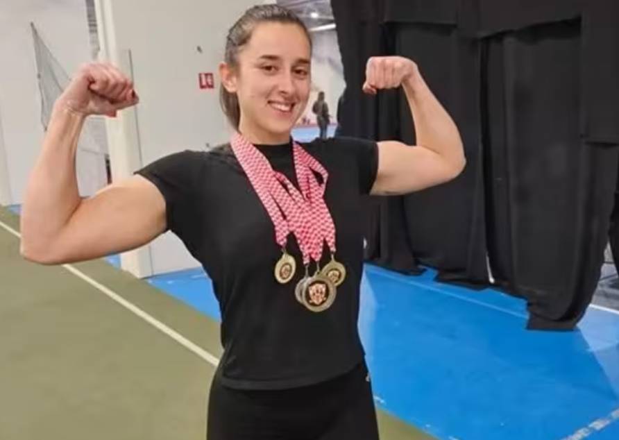 Djelatnica Postaje pomorske i aerodromske policije Pula  prvakinja države u powerliftingu