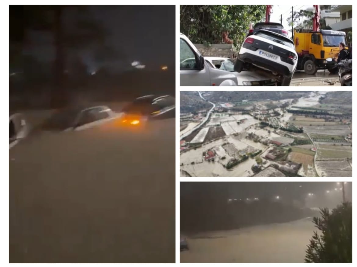 Scene kataklizme iz Grčke. Uslijed naleta oluje Bora poginula dva muškarca!