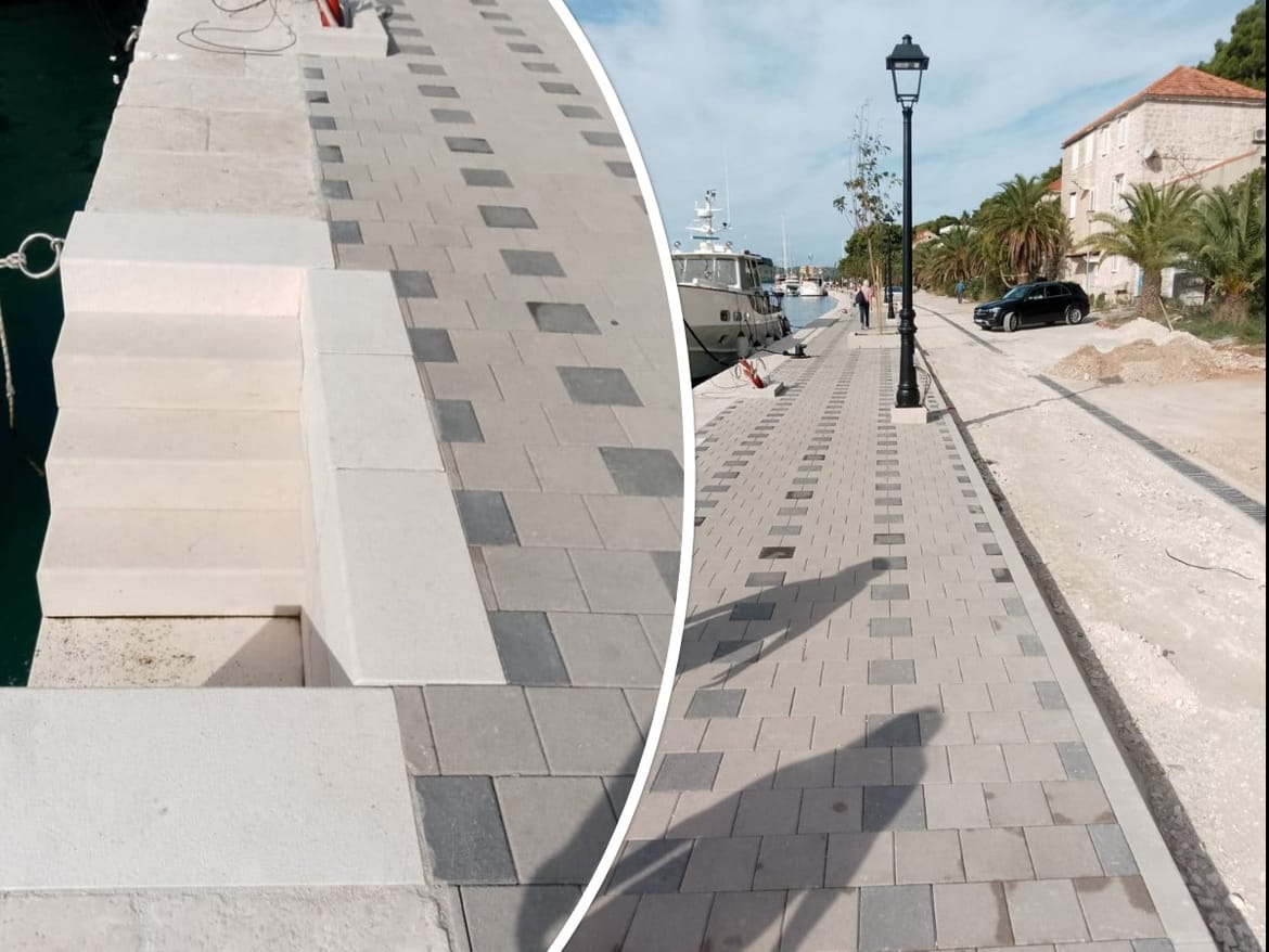 Obnavlja se luka u Milni na otoku Braču - Pogledajte kako izgleda!