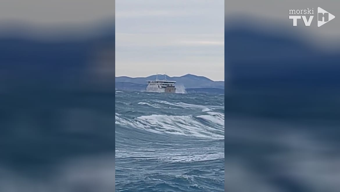 VIDEO Hrvat u borbi s jakom burom