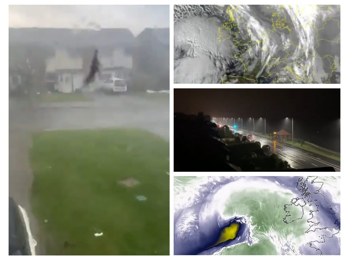 PANIKA U IRSKOJ I VELIKOJ BRITANIJI Stigla je oluja Eowyn,  možda i najjača koja ih je ikad pogodila: "Otkazani letovi, ne voze vlakovi, građani se pozivaju da ostanu u kućama!"