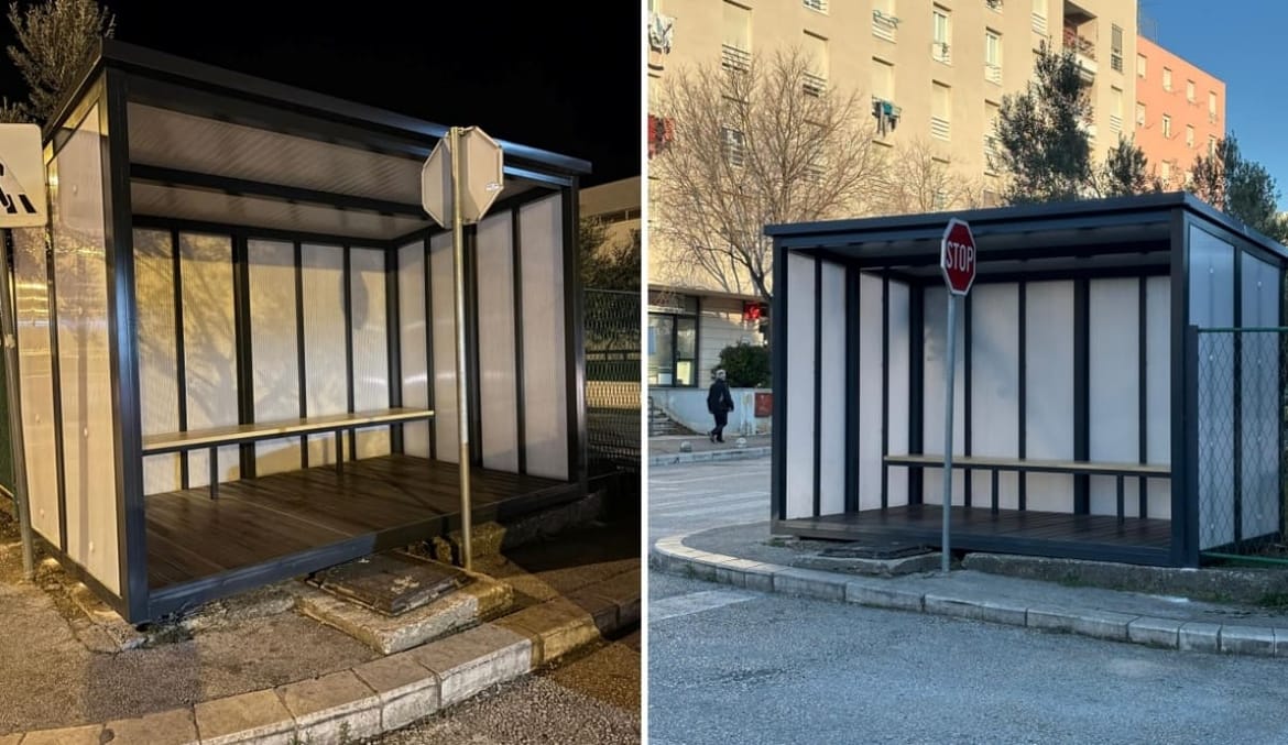 Grad Split postavio nadstrešnicu za korisnike Pučke kuhinje