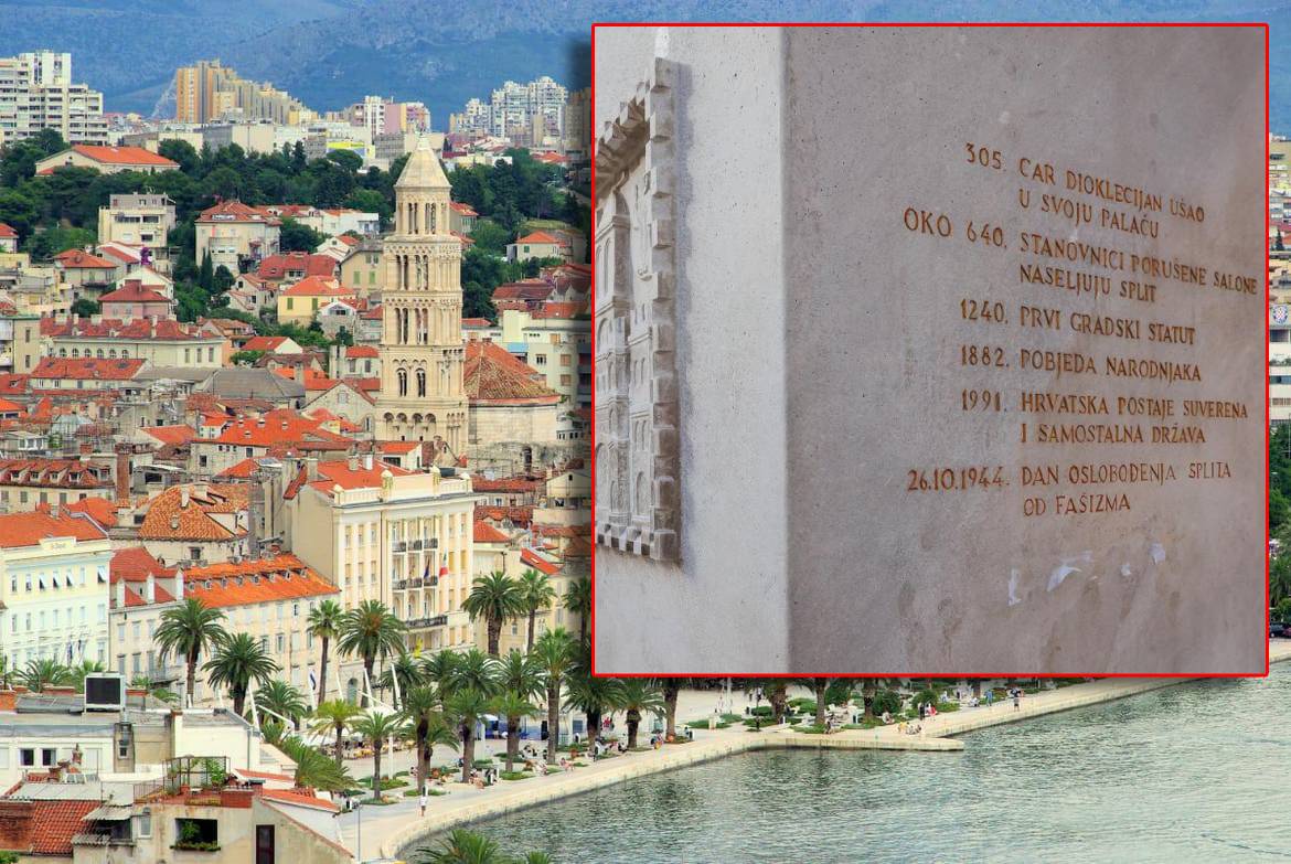 Sud odlučio da se sa spomenika u Splitu izbriše datum oslobođenja od fašizma