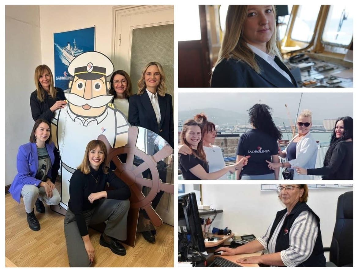 SRETAN DAN ŽENA! U svijetu pomorstva na brodovima je zaposleno svega 2% žena, u Jadroliniji ih je 20%