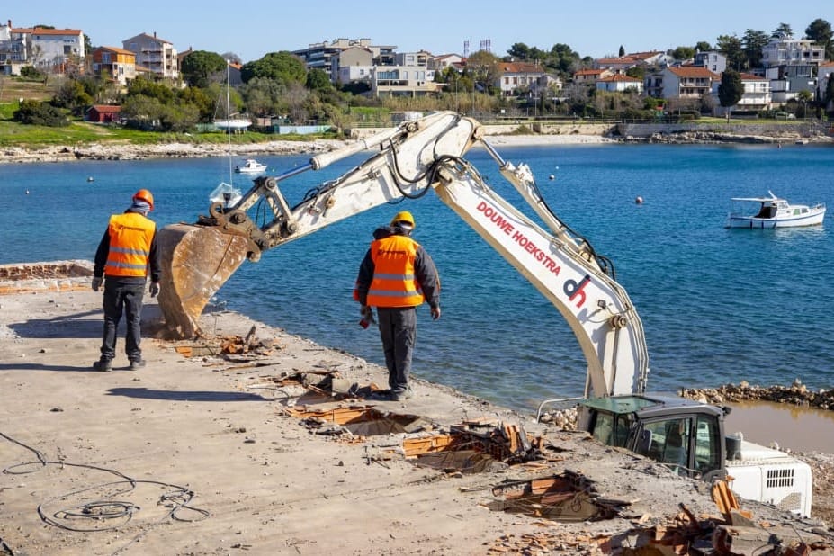 Obnova pulskog kupališta Stoja napreduje planiranom dinamikom