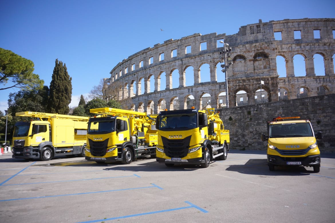 Pula ima nova vozila za održavanje sustava vodoopskrbe i odvodnje