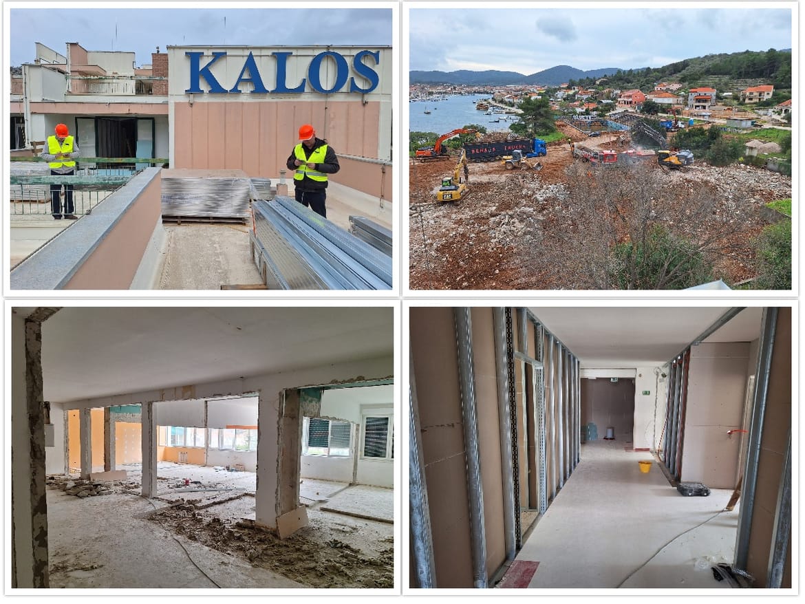 MJESEC DANA OD POČETKA RADOVA Kako napreduje rekonstrukcija i adaptacija Specijalne bolnice Kalos u Veloj Luci?