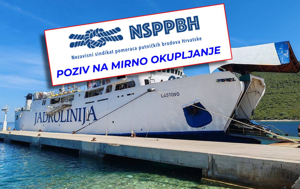 Sindikat putničkih brodova: "U petak se okupljamo u znak podrške trojici kolega osumnjičenih za tragediju na Lastovu!"