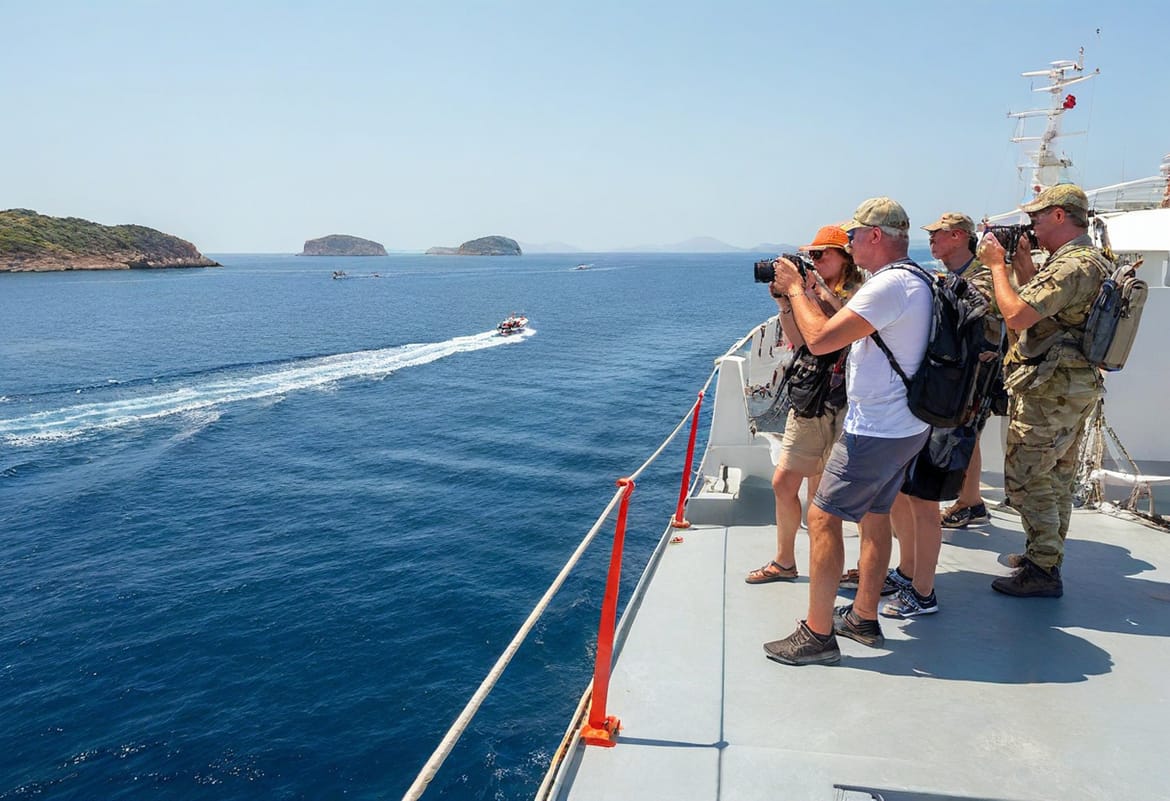 Šamaranje oko Ošljaka preko Morskog - Brodari: "Turističke brodove ćemo prenamijeniti u desantne, a turiste ćemo pri ukrcaju u Zadru opremiti šljemovima i štitovima..."