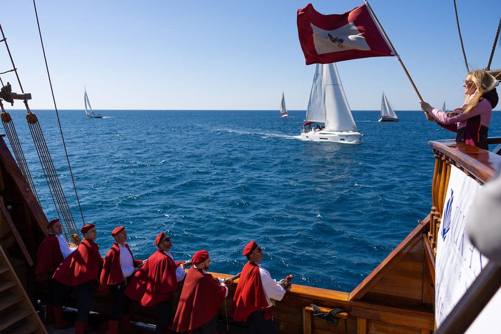 Spektakularan start prvog plova Elafiti Slaloma: Janica Kostelić na Karaki uz dubrovačke trombunjere ceremonijalno najavila start regate