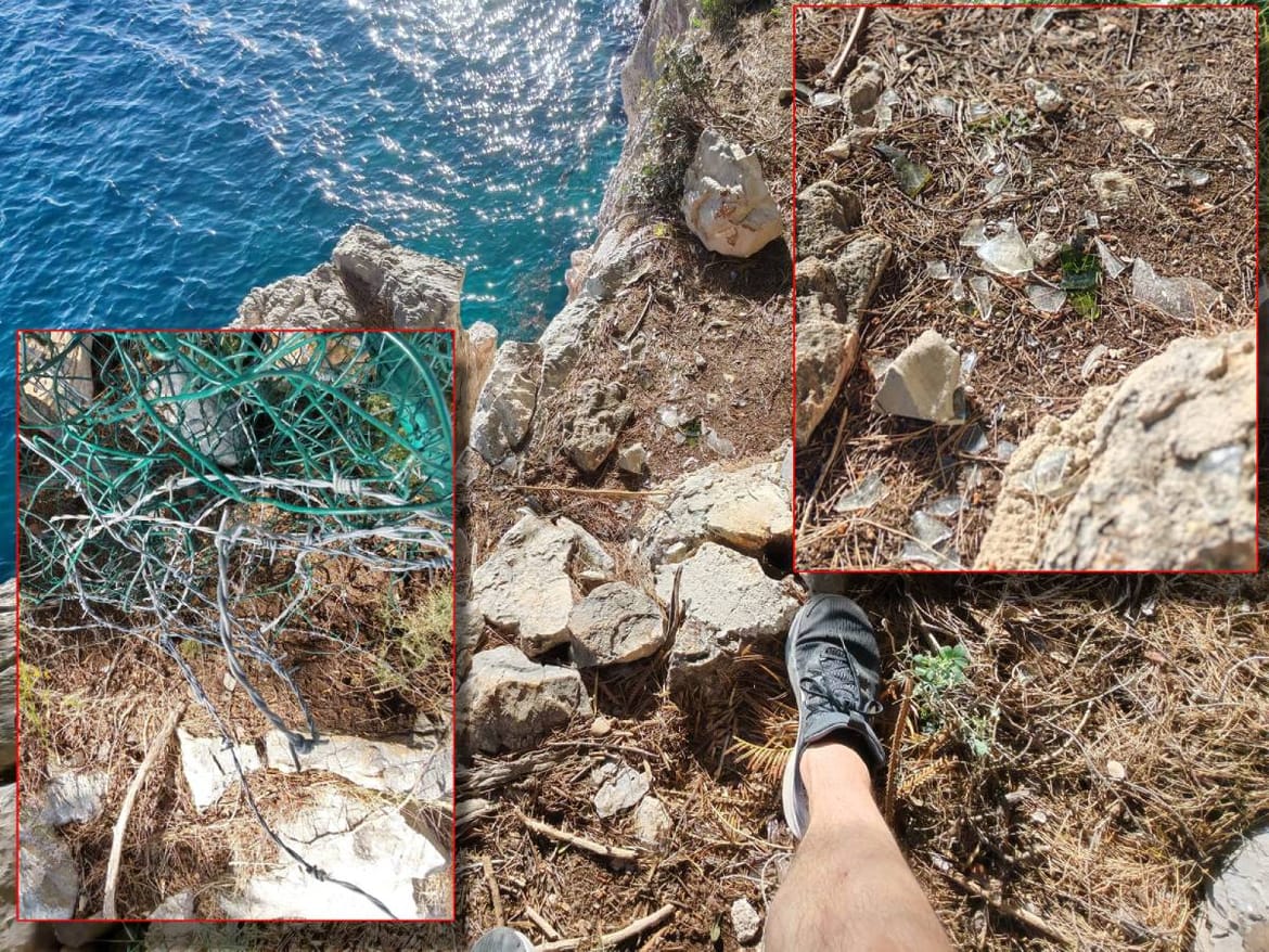 Nakon članka Morskog HR o bodljikavoj žici i porazbijanom staklu uz imanje u Bolu na Braču, policija podigla inspektorat i DORH!