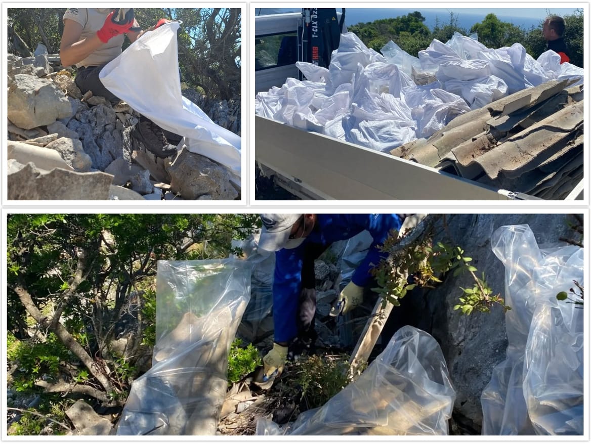 Opasni azbest u Parku prirode Telašćica