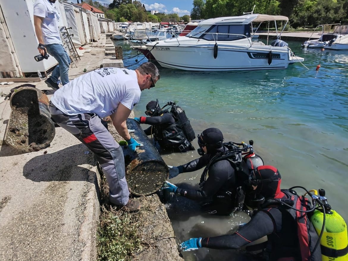 Ekološka akcija čišćenja podmorja "Trogir 4" bila je pravi uspjeh!