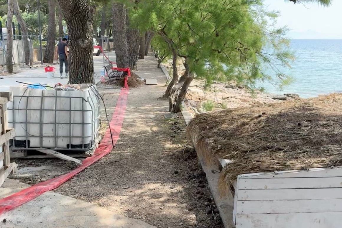 Zatvorena glavna šetnica u Bolu uznemirila građane - saznali smo što se radi, kada će biti završeno i zašto već nije!