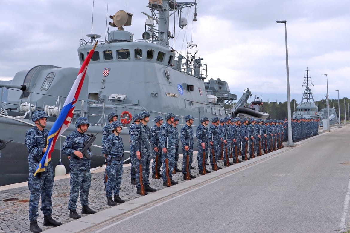 Vukovar otplovio u NATO operaciju "Sea Guardian" - Zapovjednik: "Posada je spremna i motivirana"