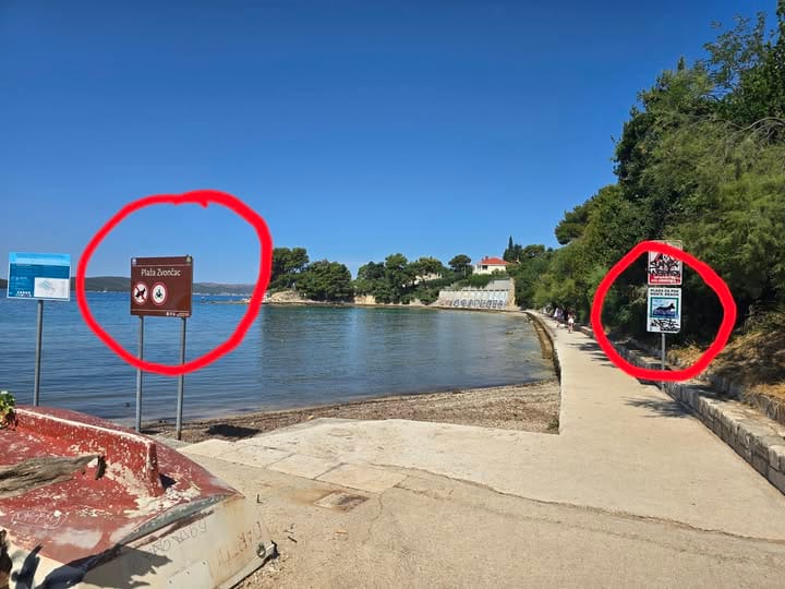 PODSJEĆA NA POZNATI PARADOKS Splitska plaža za pse, na kojoj je zabranjeno kupanje - psima!