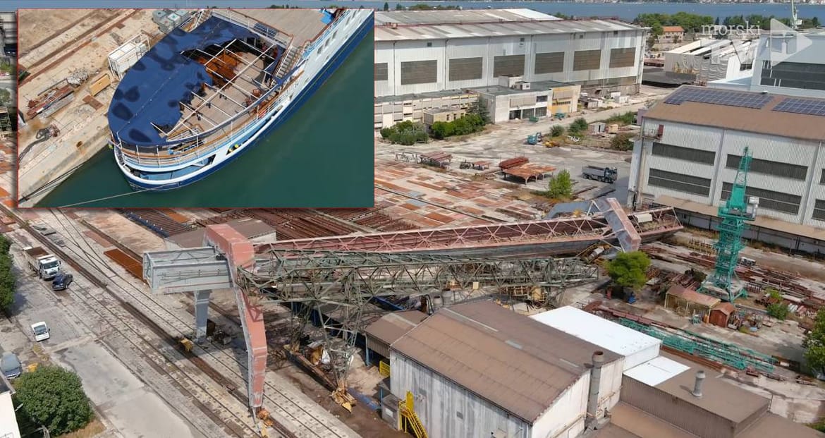 VIDEO Razorna šteta u Brodosplitu snimljena iz zraka