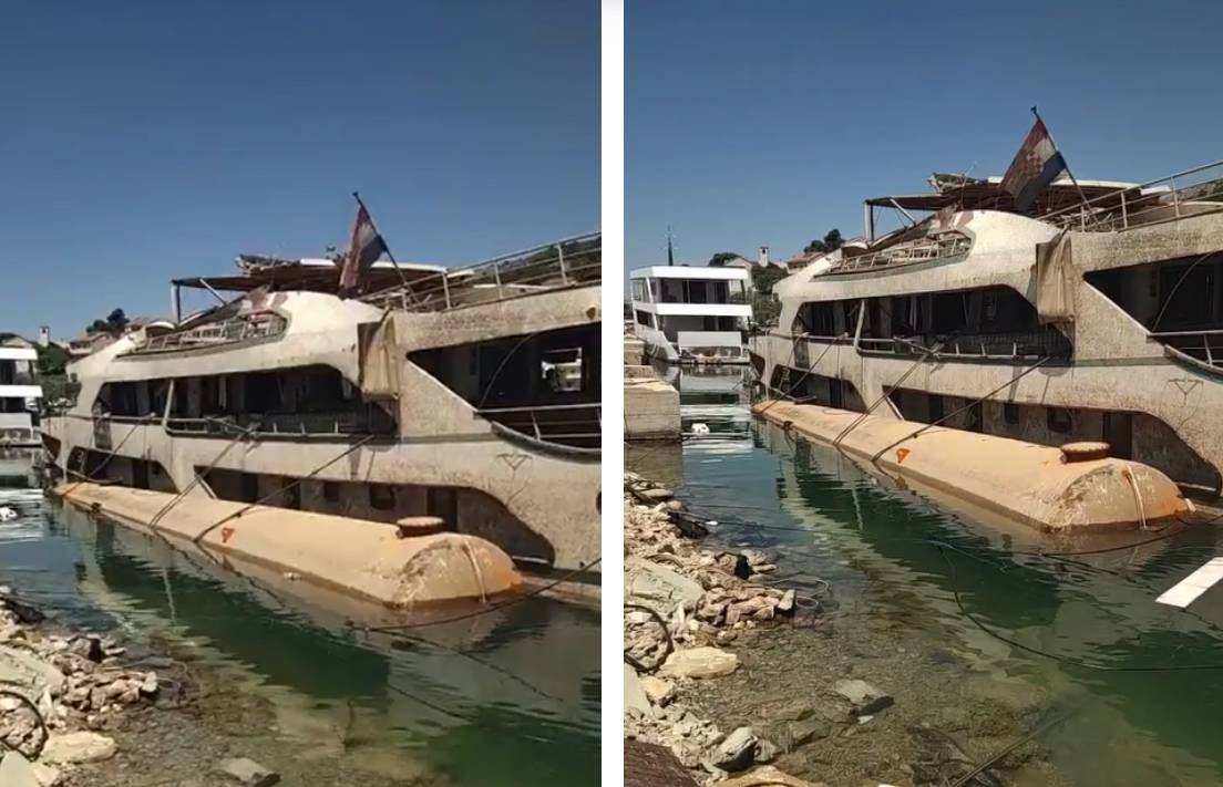 NAKON POLA GODINE Potonuli brod "Pacific" u Krilu Jasenice napokon izvučen na površinu