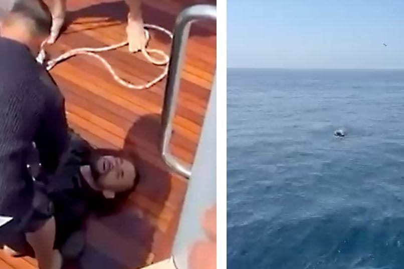 SULUD POTEZ Mladić pokušao preplivati iz Maroka do Španjolske s kolutom i perajama - Pogledajte dramatičan video!