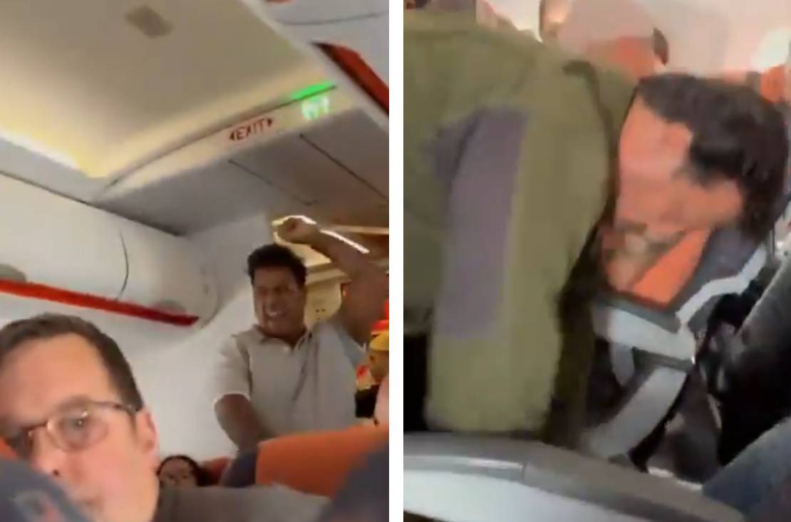 MAKEDONAC SPASIO DAN Putnik podivljao usred leta, vikao Allahu Akbar i prijetio bombom pa ga drugi putnik bacio na pod!