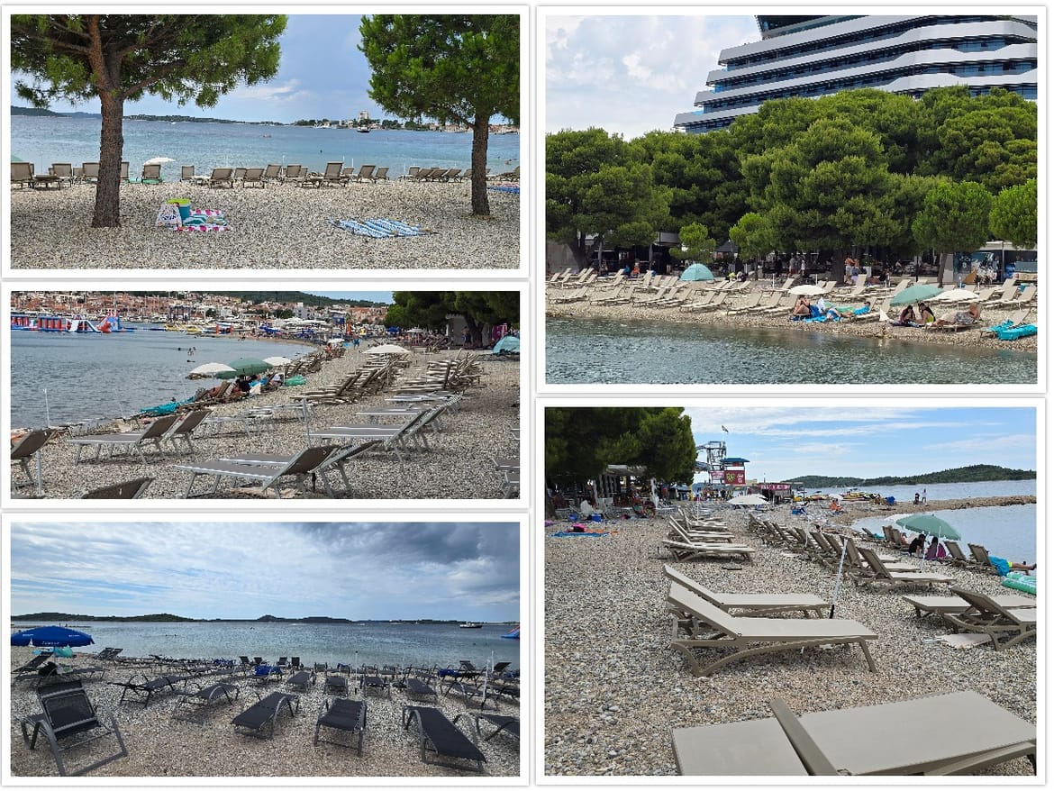 VIDEO - GDJE SU TI GOSTI? Ovo je plaža u špici sezone u Vodicama!