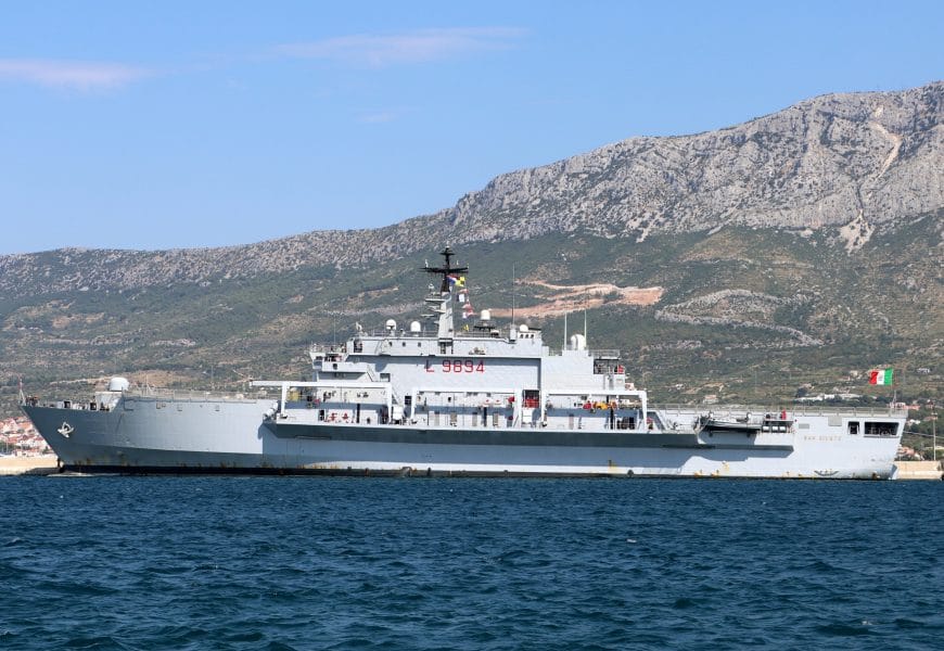 Talijanski ratni brod posjetio Split