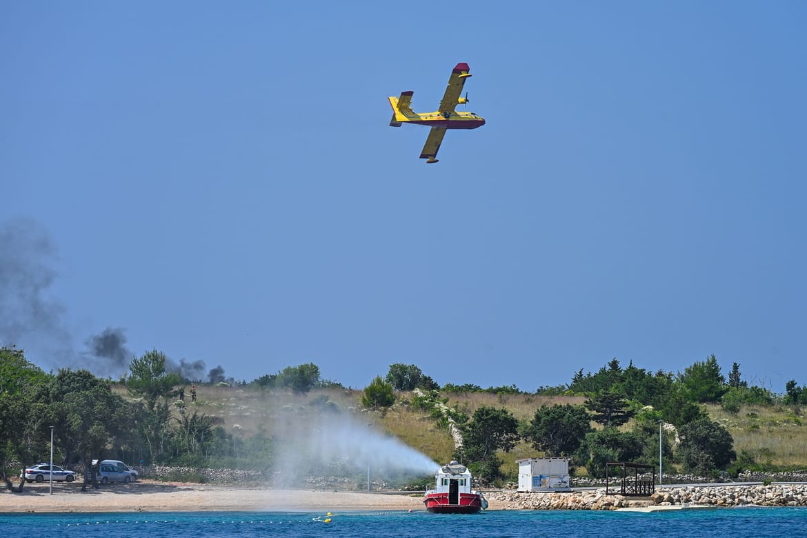 Požar na Prviću, ali i u okolici Šibenika!