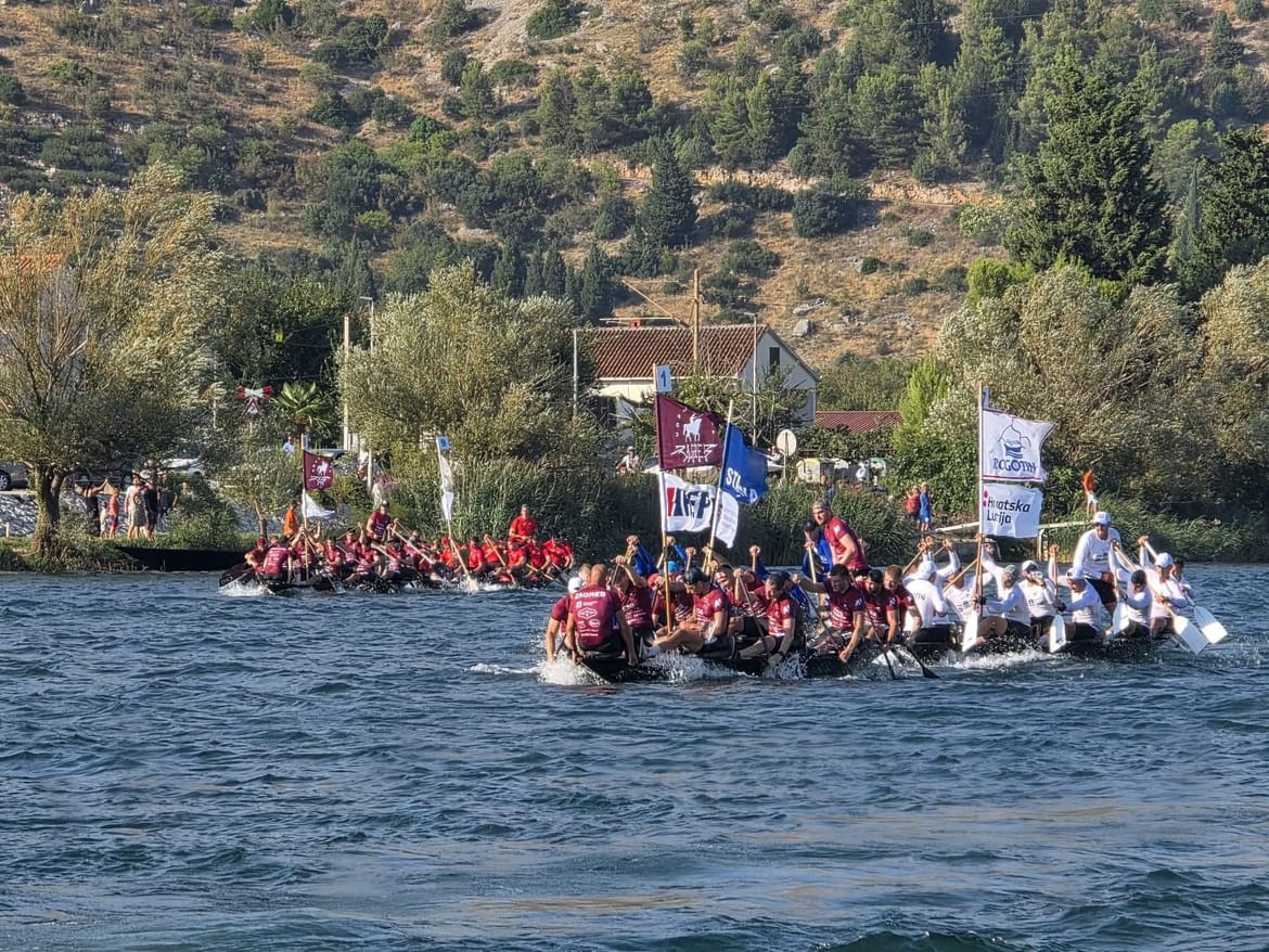 ŠTIT KNEZA DOMAGOJA IDE U GLAVNI GRAD Zagrepčani osvojili i 28. Maraton lađa na Neretvi!