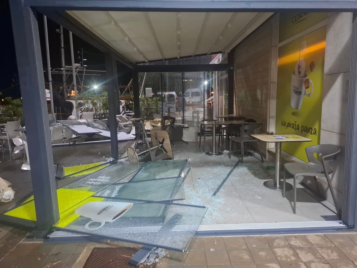 Nevrijeme sinoć pogodilo Umag i napravilo štetu - palo dvostruko više kiše od mjesečnog prosjeka!