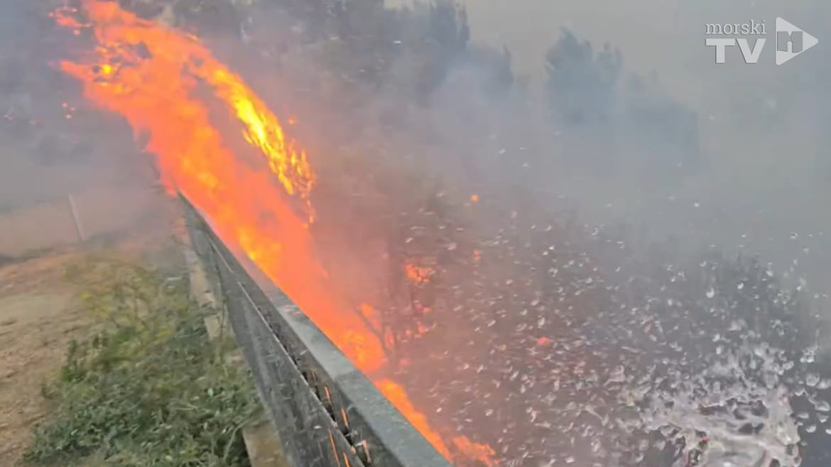 Bivši ministar objavio video gašenja: "Ovako izgleda kad vam požar dođe do vrata!"