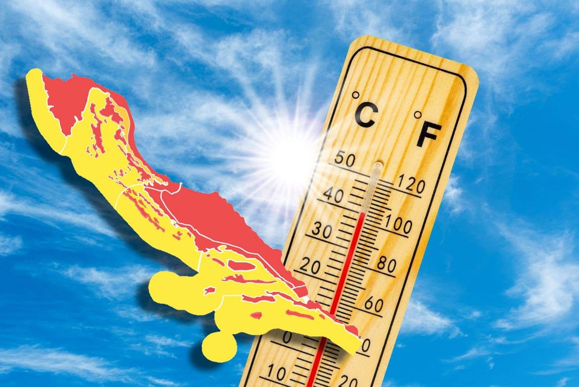 TOPLINSKI VAL Ekstremni uvjeti s preko 36 °C - Najgore stiže u ponedjeljak i utorak!