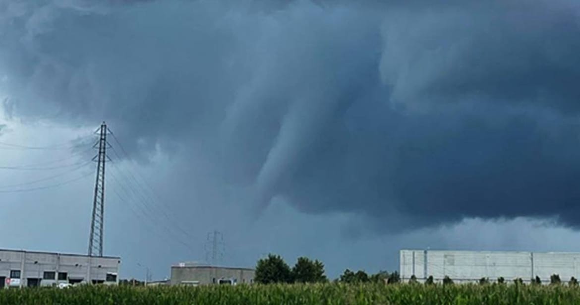 Sjever Italije pogodio tornado!
