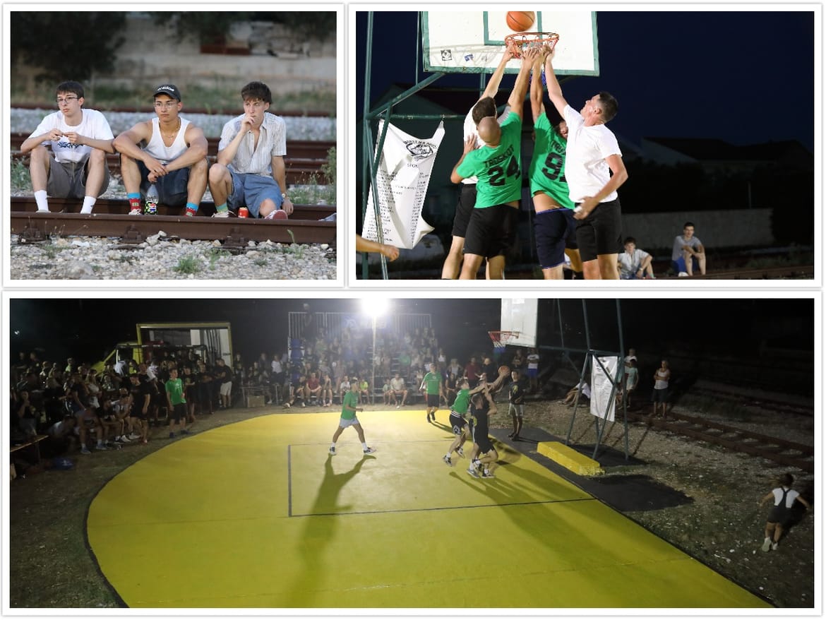 BASKET NA PRUGI Jedinstvena lokacija za sportski događaj u Bibinjama