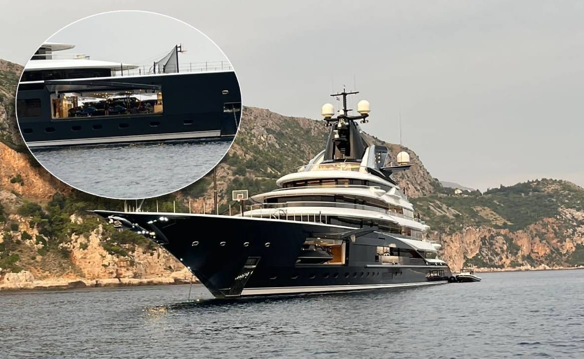 KISMET Jedna od najluksuznijih jahti na svijetu snimljena u dubrovačkom akvatoriju