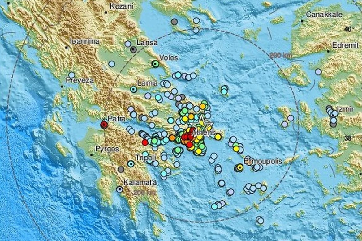 Snažan potres zatresao Grčku