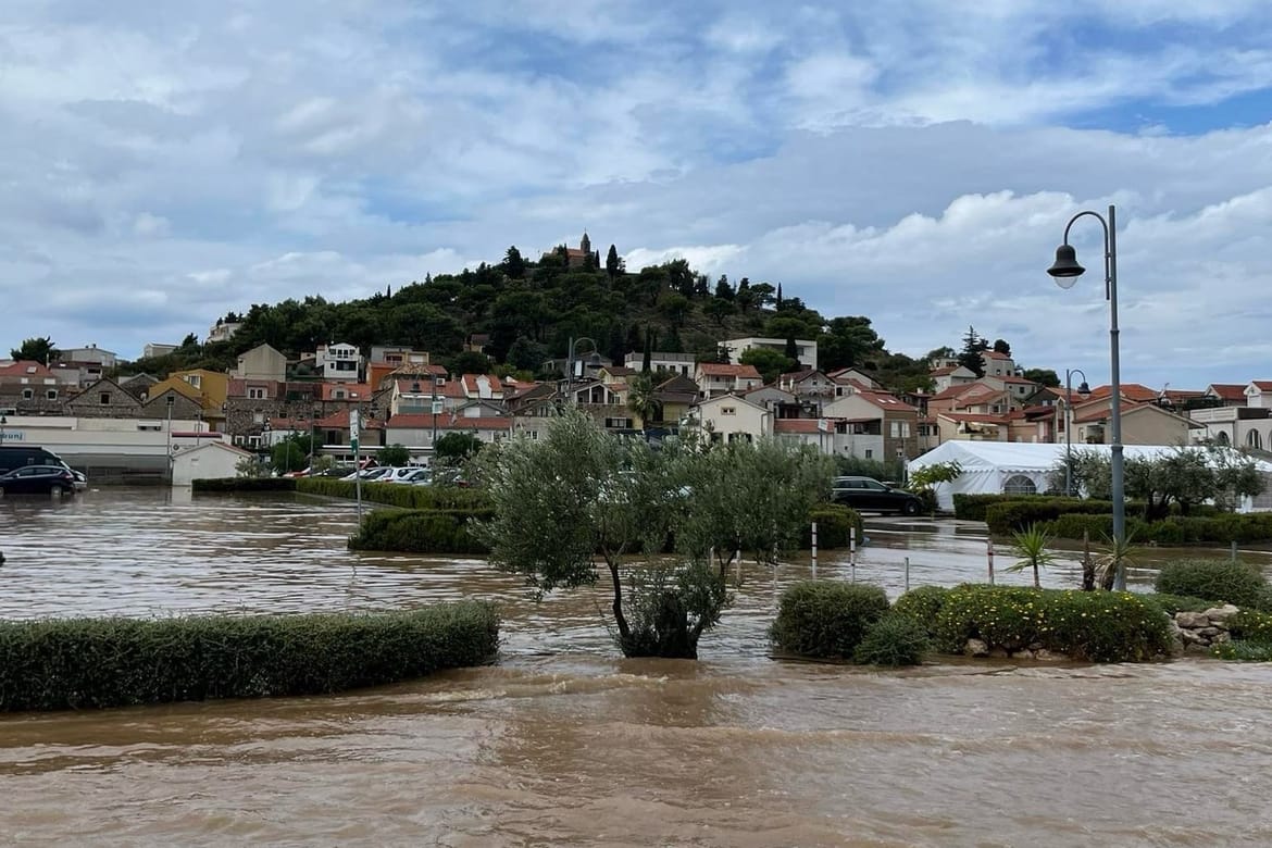U posljednja 24 sata najviše kiše palo je na zadarskom i šibenskom području