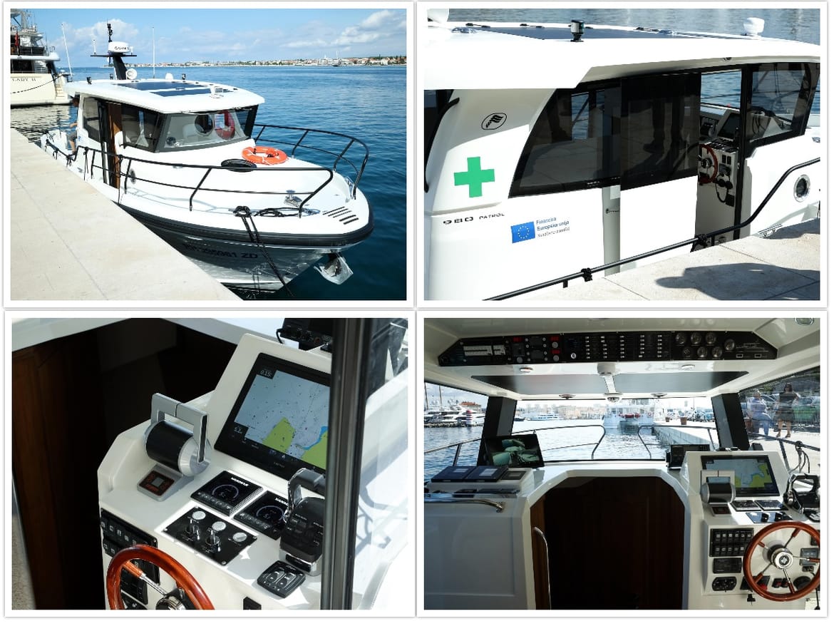 OVO JE BRODICA-LJEKARNA Prva ovakva u Hrvatskoj, a vjerojatno i u Europi, krenula je u rad prema zadarskim otocima