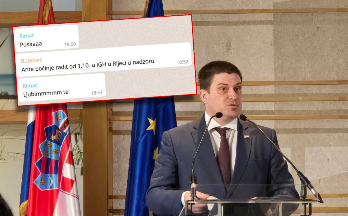 Oleg Butković mora platiti 3000 eura zbog "posredovanja" pri zapošljavanju prijatelja Josipe Pleslić ex Rimac. Ministar mora: "Ne sjećam se te poruke"