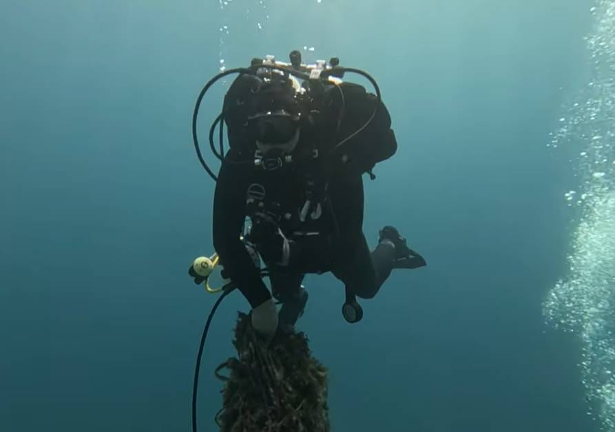 Čistilo se podmorje Malog Lošinja i uklonilo više od pola tone ribolovnog otpada