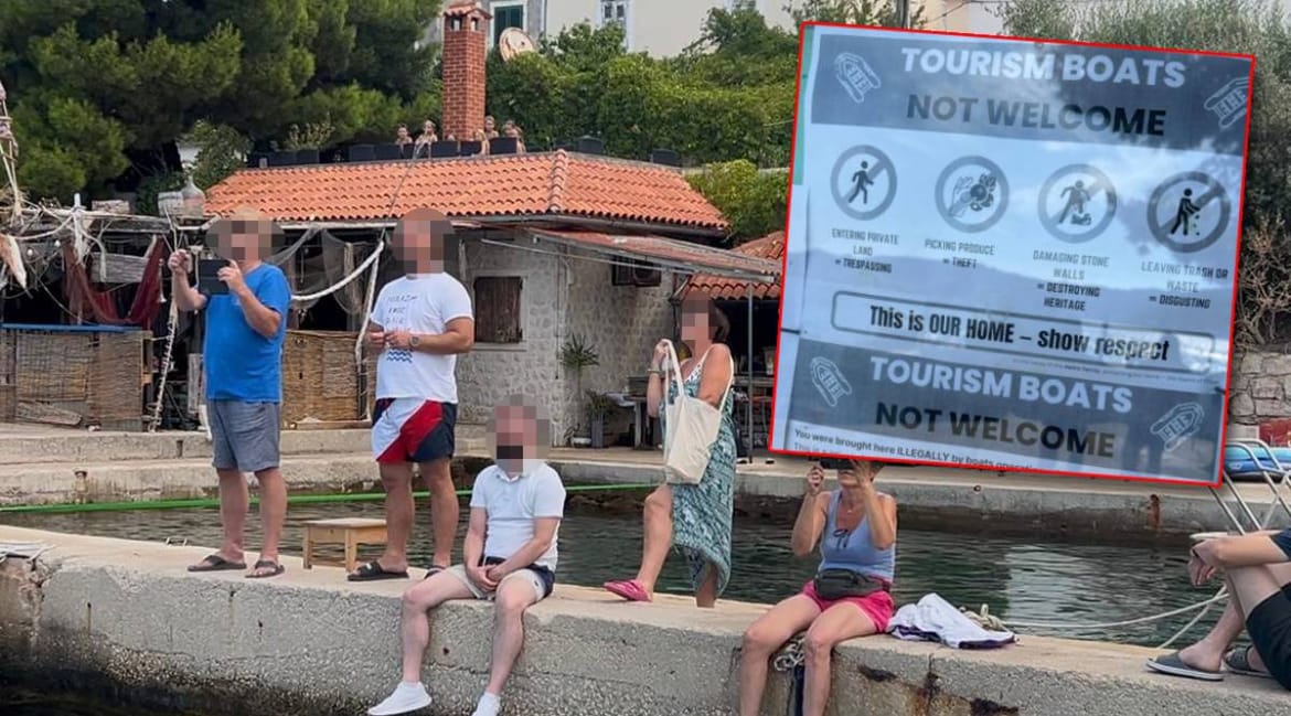 Poznati Prečanin upozorava: "Prijetnjama, tijelima i kantama na otoku Ošljaku turistima i brodarima ilegalno brane pristup!"