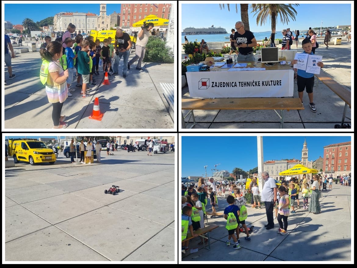 Djeca na splitskoj rivi učila prometna pravila