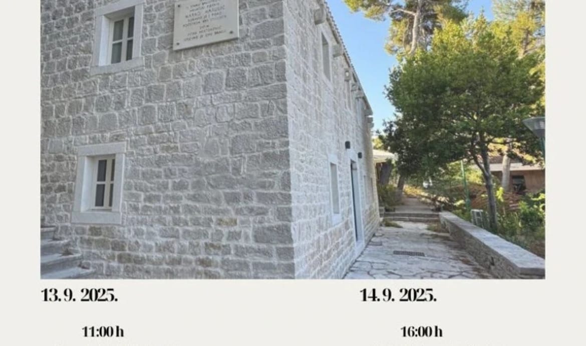Obnovljena Kuća Marka Marulića u Nečujmu