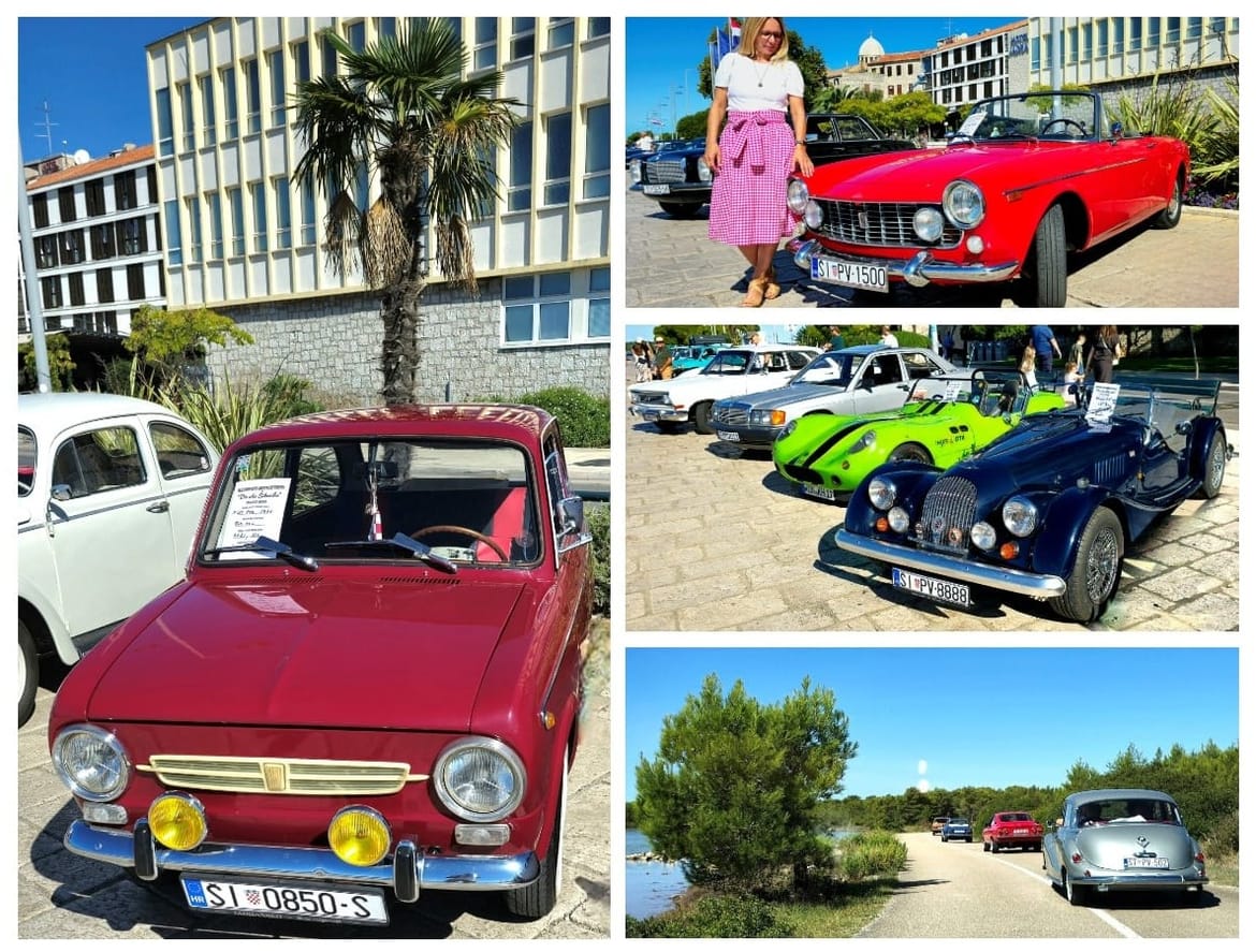ĐIR OKO ŠIBENIKA Oldtimeri preplavili ulice Krešimirova grada