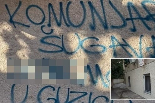NA TROŠAK STANARA Uklonjen odvratan grafit sa zgrade splitskog novinara Jurice Pavičića