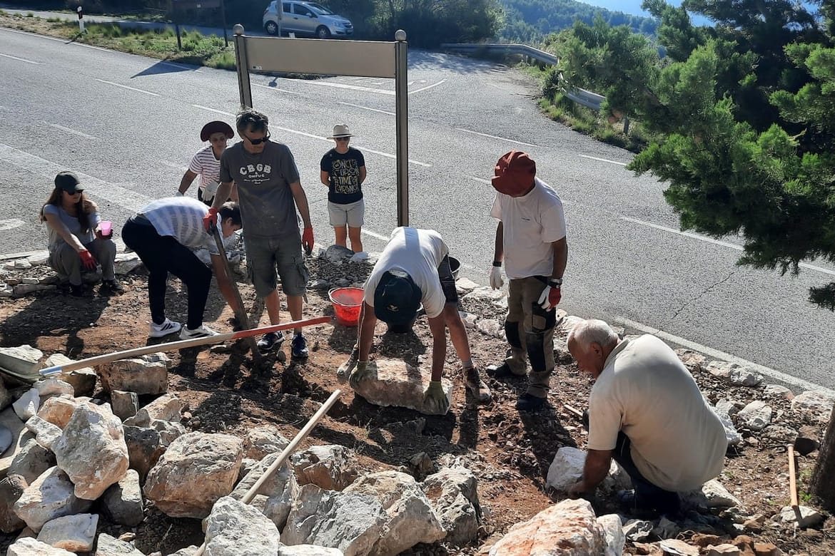 Radionica "Suhozidi povezuju" na Mljetu