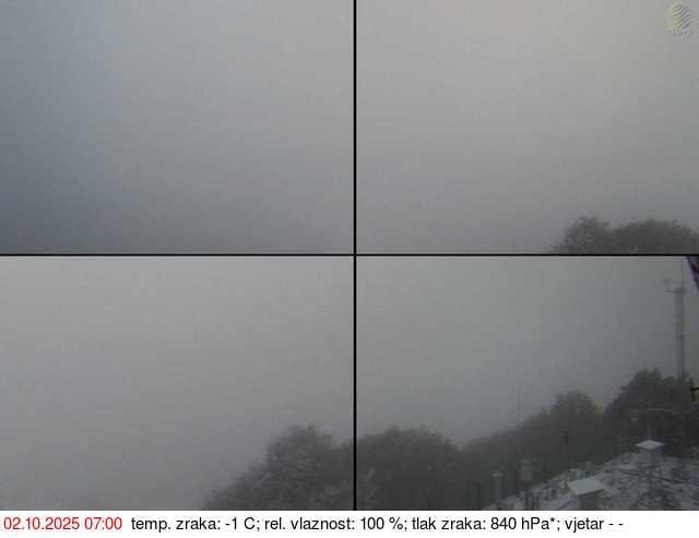 Na Zavižanu pao prvi ovogodišnji snijeg nakon ljeta