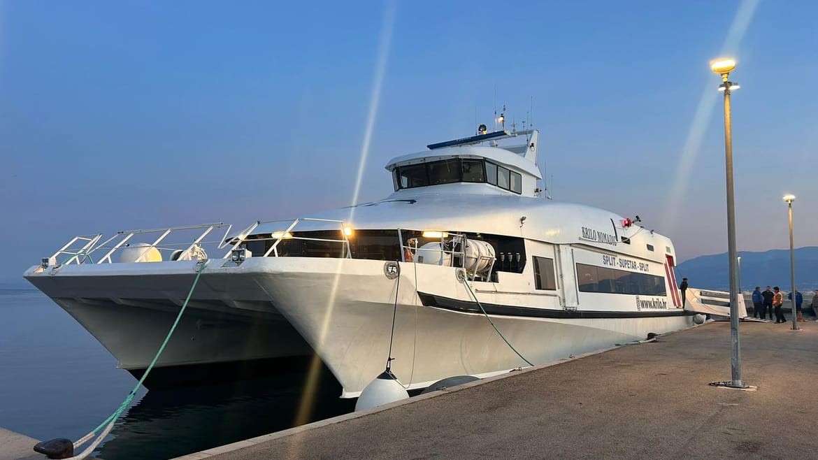 Marković: "Od Splita do Supetra s vezivanjem - 22 min -Katamaran je trebao biti uveden puno ranije!"